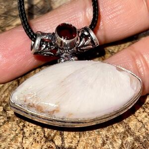 Scolecite Pendant 1” x 1 1/2”